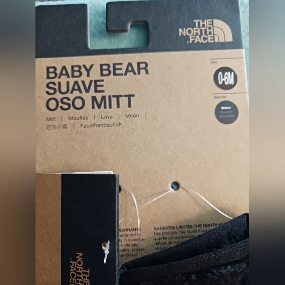 The North Face BABY BEAR Suave OSO Mitt Gloves,  Baby Age 0-6 Months New